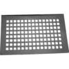 The Nemox 236127 Drip Tray Cover is rectangular with evenly spaced square holes in a grid pattern and has a slight lip on one side. © 2025 1st-line.com