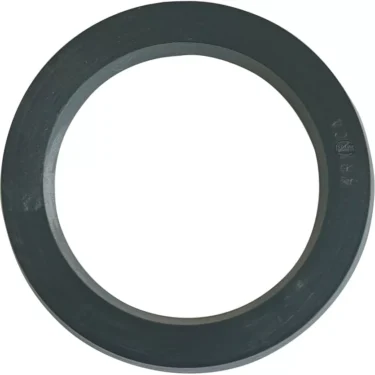 A black, circular Cimbali PISTON GASKET with a smooth surface is shown from above on a white background. The gasket has a solid, unbroken shape. © 2025 1st-line.com