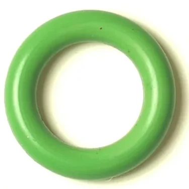 The F..442 SPRING GUIDE, a solid green rubber O-ring commonly paired with a spring guide, is displayed against a white background. © 2025 1st-line.com
