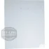 The Torre T02POSXX1 Shiny White Back Panel is a plain, glossy white metal rectangle with two small holes near the top center and a semi-transparent 1st-Line Equipment logo watermark in the lower left corner. © 2025 1st-line.com