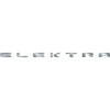 The image features the word ELEKTRA in a sleek metallic silver font on white, reflecting the modern vibe of the "Customize Your Elektra Commercial Espresso Machine" for any café setting.