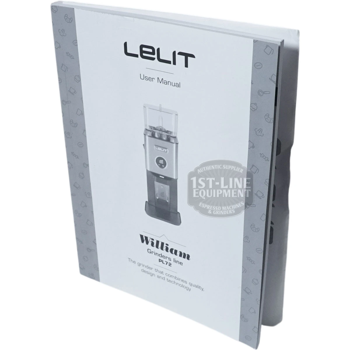 Lelit 7800031 William Grinder PL72 User Manual