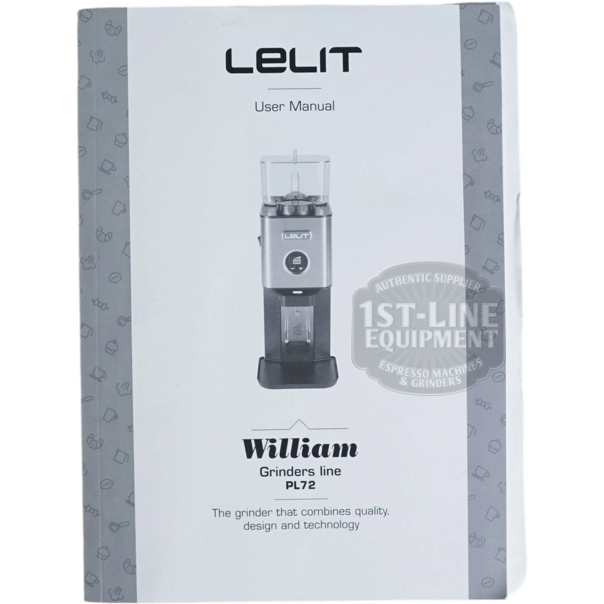 Lelit 7800031 William Grinder PL72 User Manual - Image 3