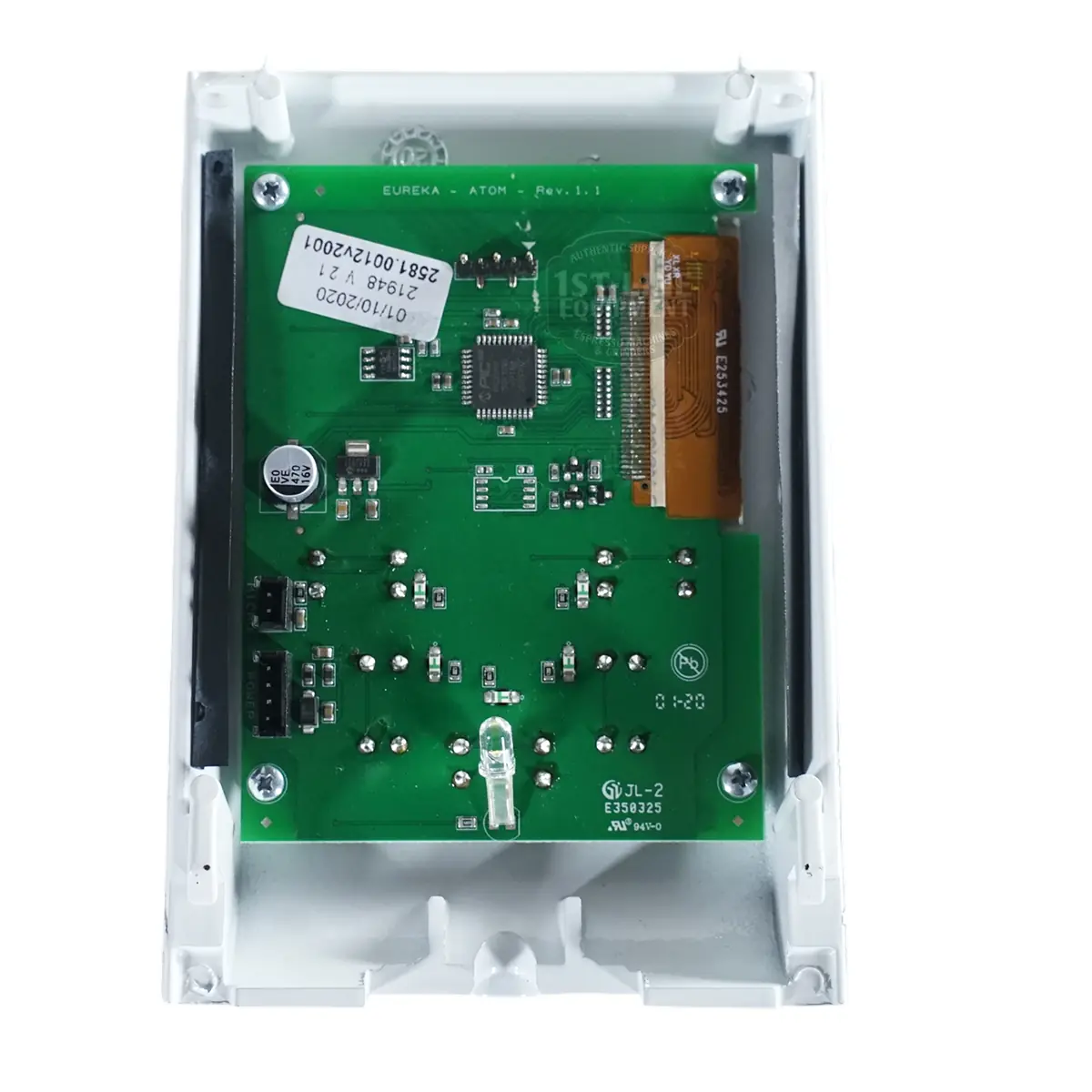Eureka 4122580.1000-101 White Front Control Panel 110V - Atom 60 - Image 3