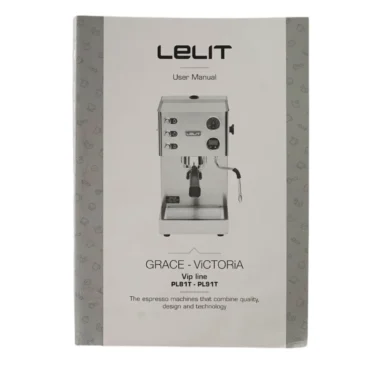 Lelit 7800015 Grace PL81T & Victoria PL91T User Manual