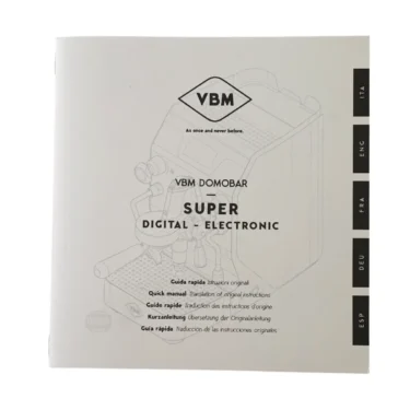 VBM MANSUPDG Domobar Super Digital Electronic User Manual