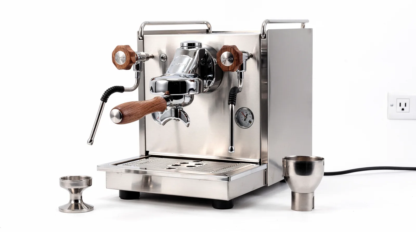 The E61 group first appeared as part of the Faema E61 espresso machine, a release