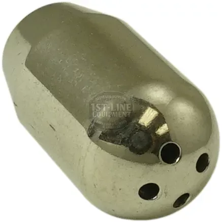 Four-hole espresso steam tip for commercial milk steaming
