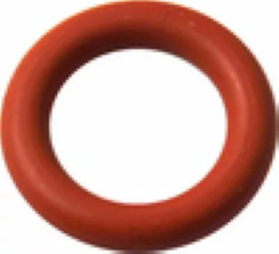 The Elektra 00708035 Heating Element O-ring is a red, circular rubber gasket with a smooth surface, displayed on a white background. © 2025 1st-line.com