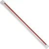 The Ponte Vecchio Sight Glass for Export is a clear, rectangular sight glass featuring a single thin red line running lengthwise inside against a white background. © 2025 1st-line.com