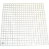 The Faema WHITE CUP WARMING GRID is a white plastic grid with evenly spaced square openings, shown from above on a plain background. © 2025 1st-line.com