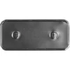 The Gicar 9.3.01.17G01 PID Display - US1043 features a rectangular metallic panel with two round buttons (minus on the left, plus on the right), ideal for adjusting volume, settings, or PID controls. © 2025 1st-line.com
