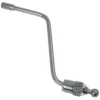 A chrome steam wand with a curved tube and a rounded tip, commonly used for frothing milk in espresso machines. © 2025 1st-line.com